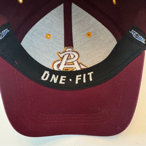 Arizona State Sun Devils Baseball Ball Cap TOW Top of the World Maroon Gold NCAA - Picture 5 of 7